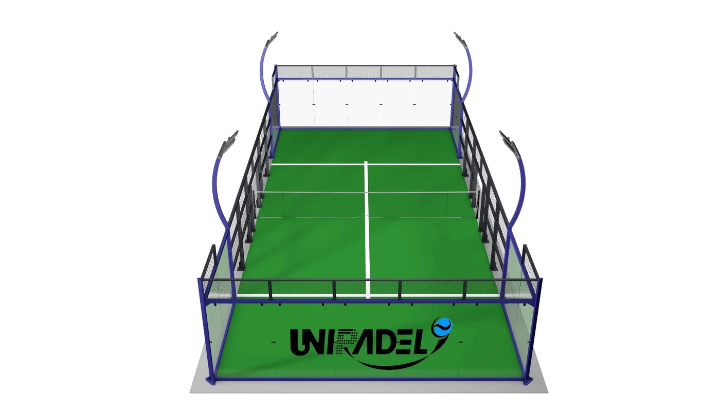 Panoramic Padel Court With C-shaped