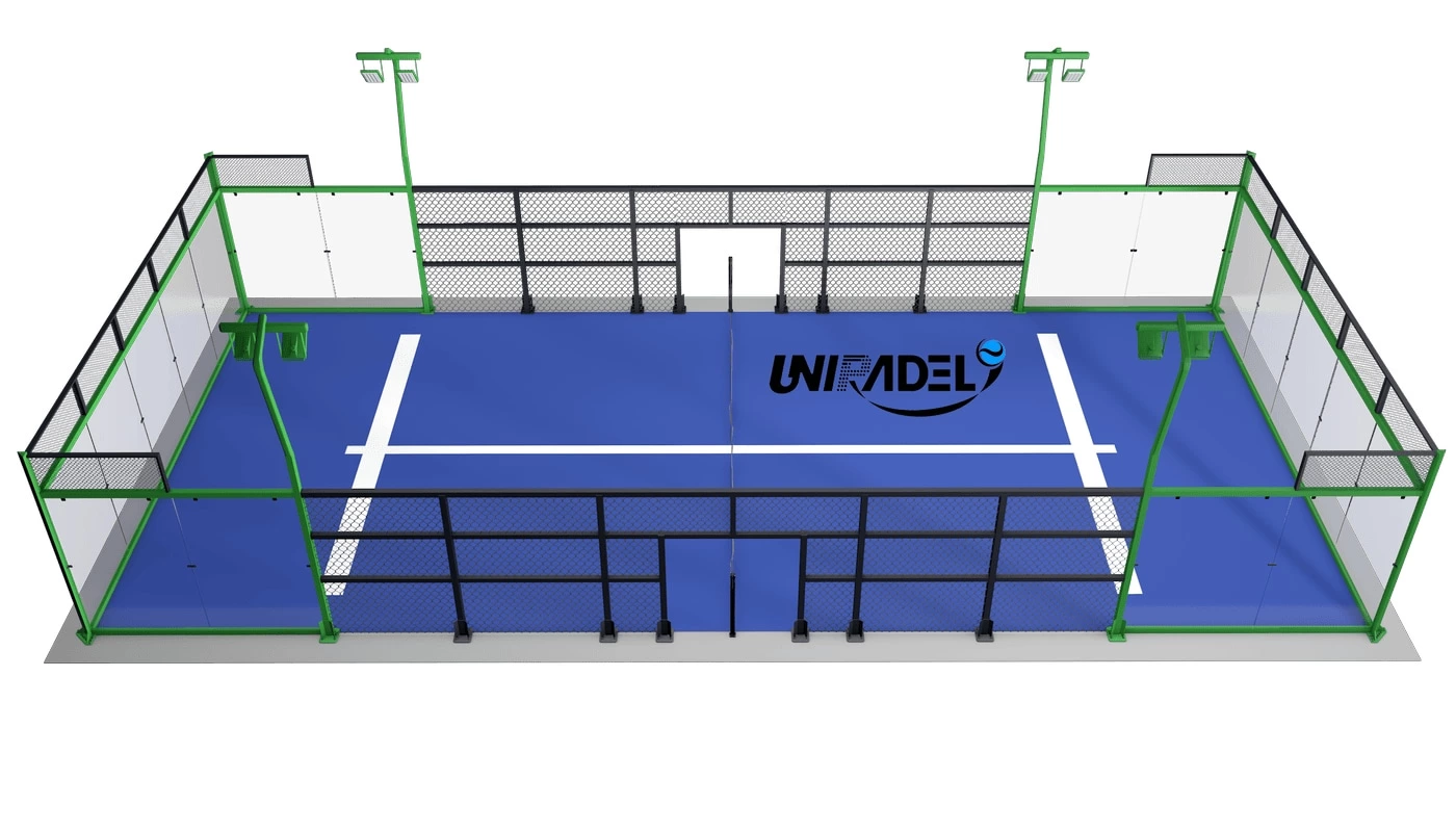 Panoramic Padel Court With Z-shaped
