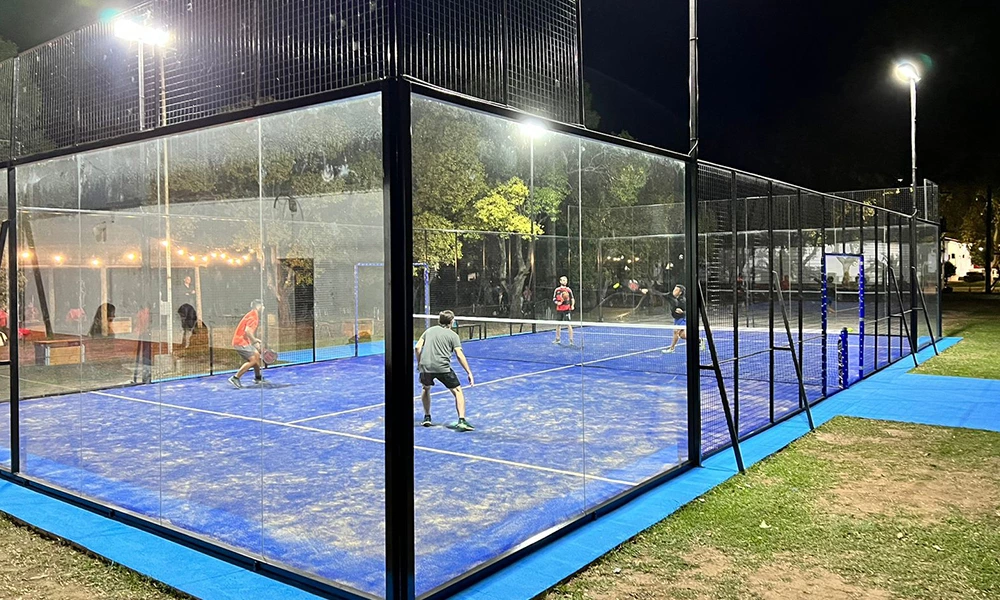 How did the padel court become a hot property?