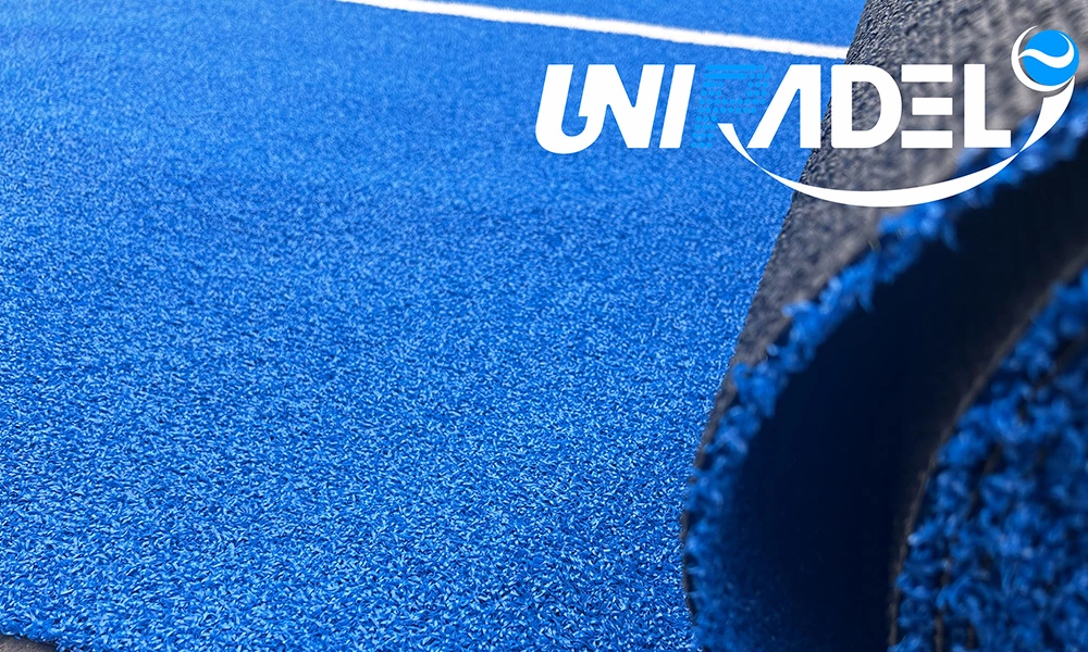 UNIPADEL factory loading padel lawn details