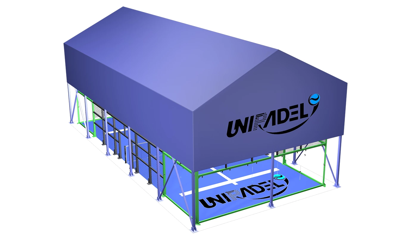 Panoramic Padel Court with Roof