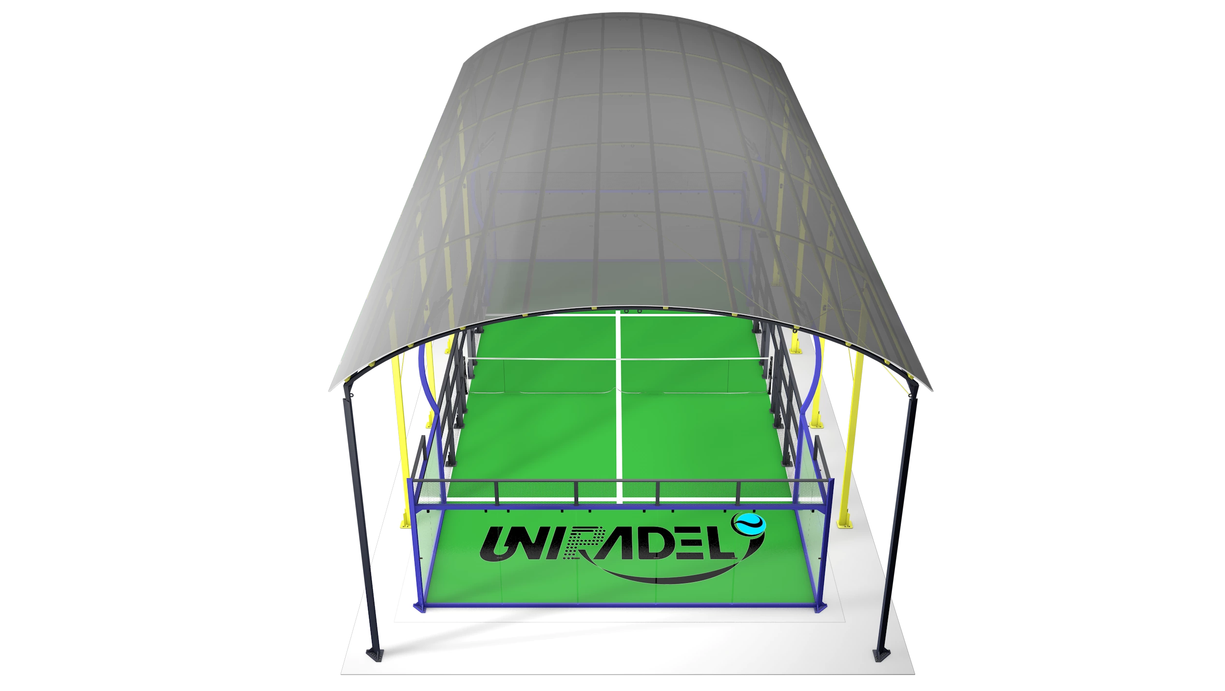Panoramic Padel Court with Roof
