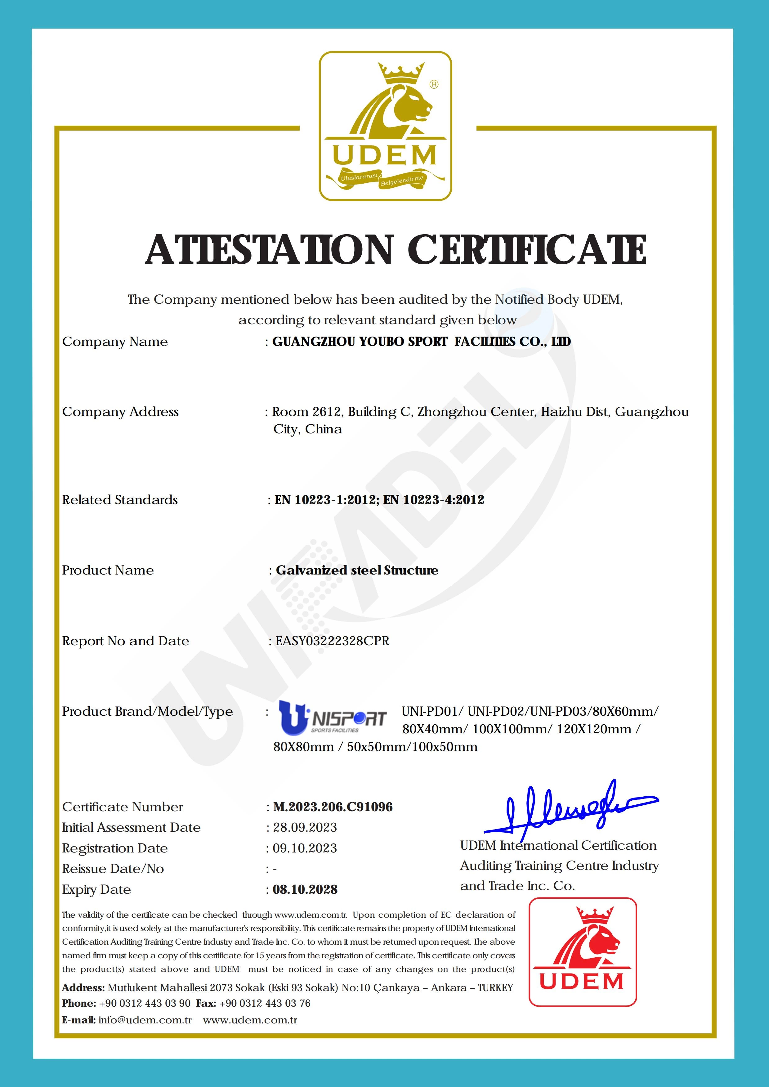 Galvanized Structure