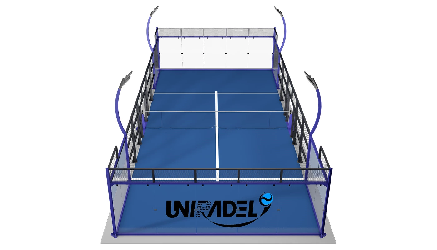 Panoramic Padel Court With C-shaped