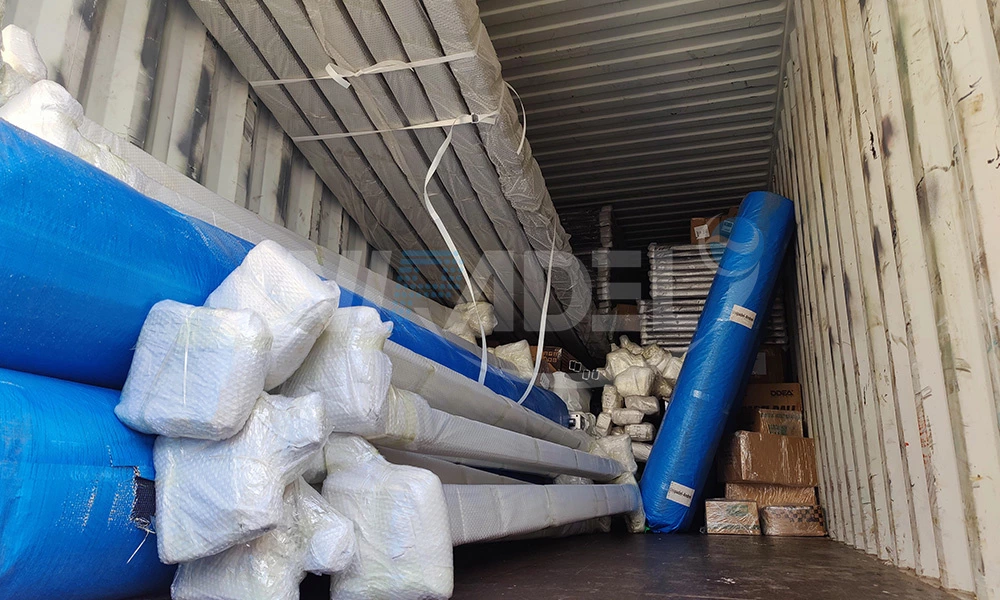 Two roofed padel courts sent to Costa Rica