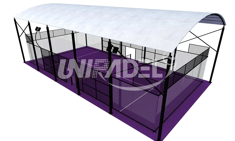 Padel Courts Sunshade Roof|Aluminum Alloy Profile