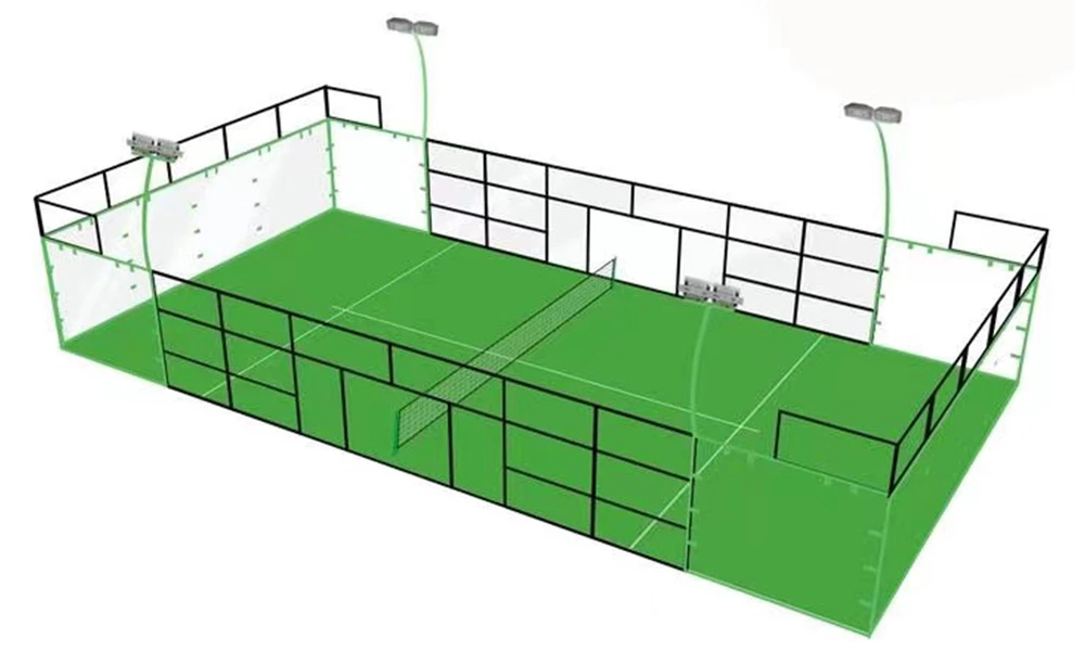 Analysis of the characteristics of the padel court