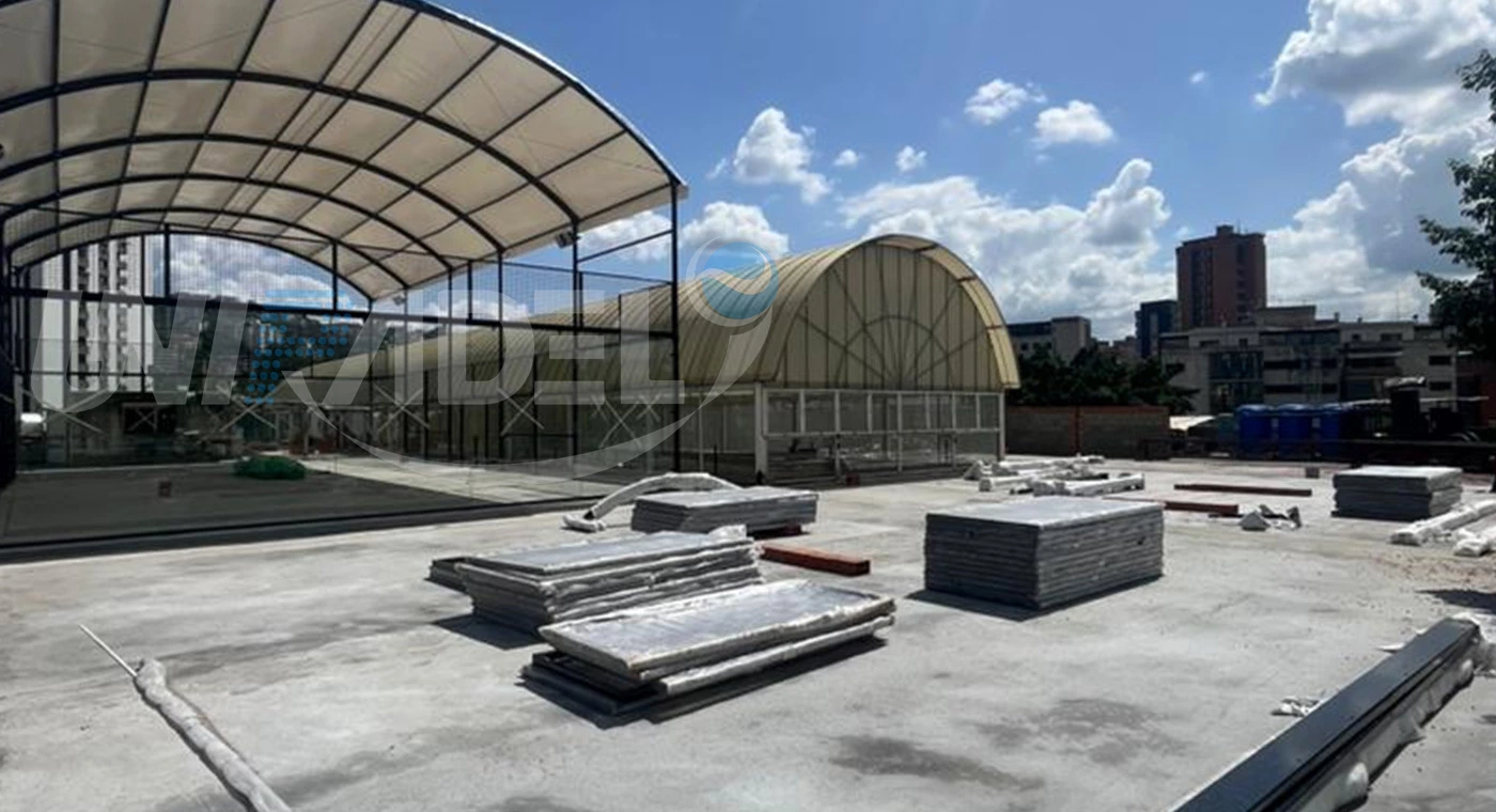 Padel Court with Roof in Miranda, Venezuela