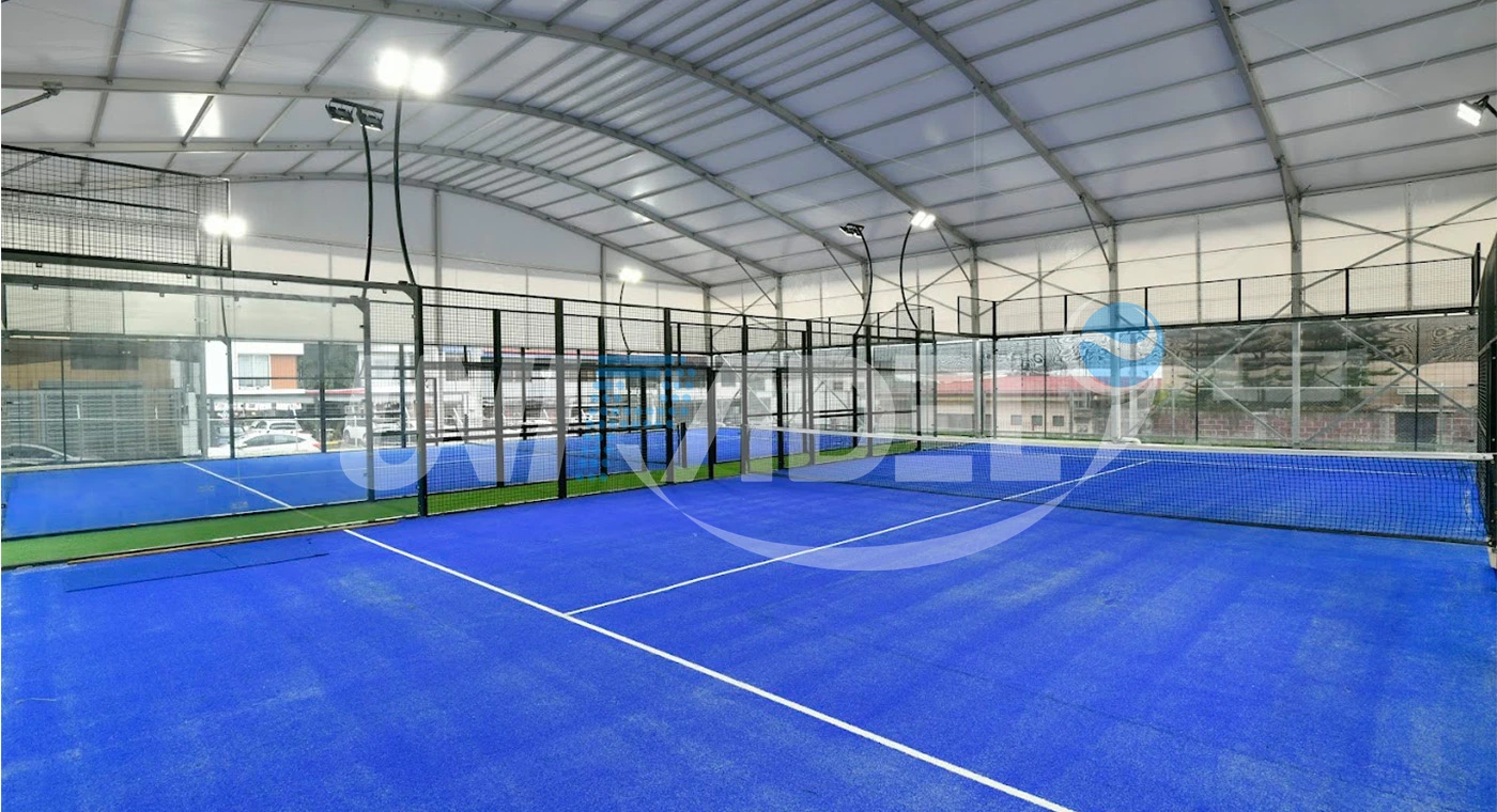 Padel court installation in Heredia, Costa Rica