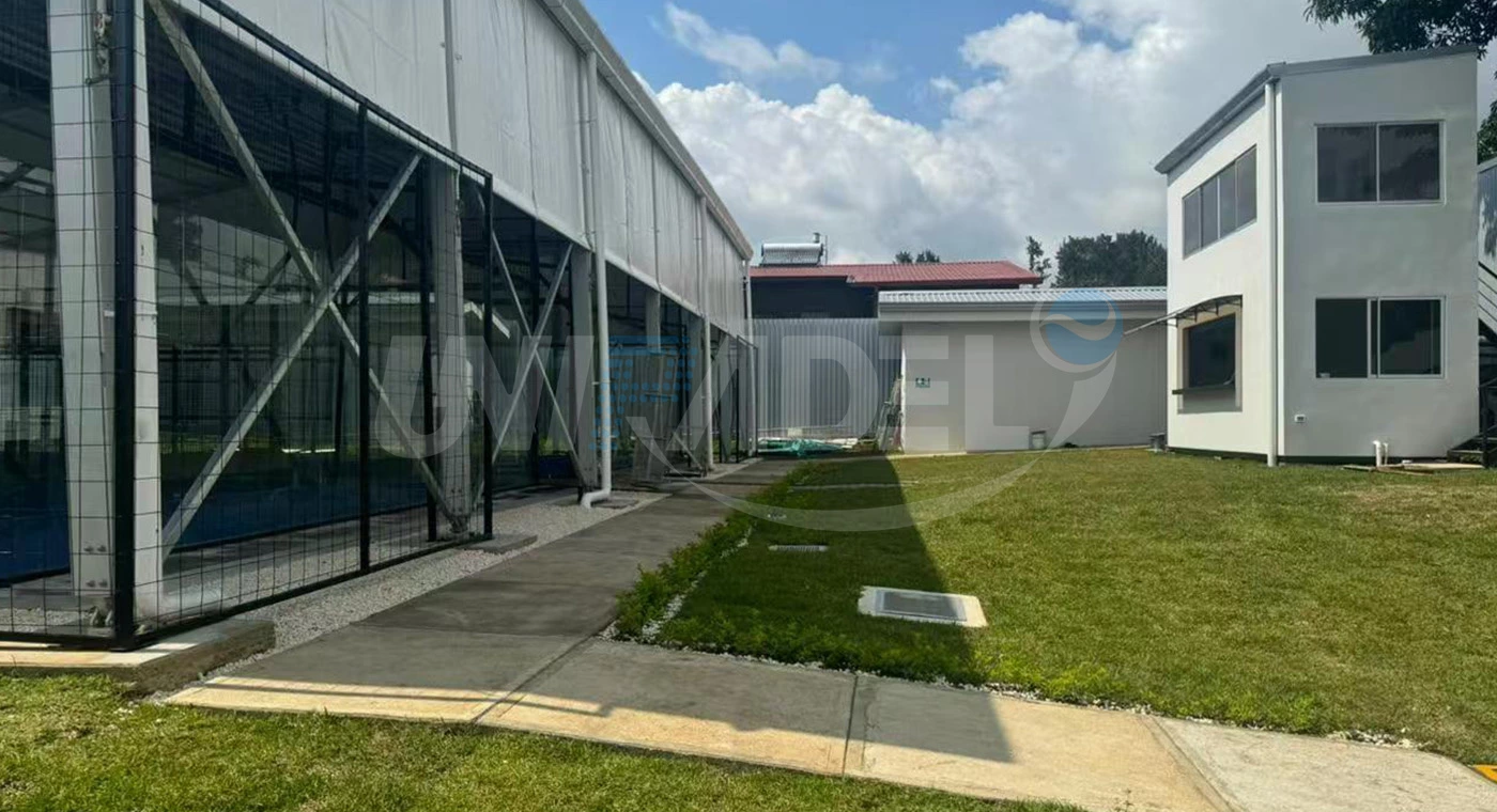 Padel court installation in Heredia, Costa Rica