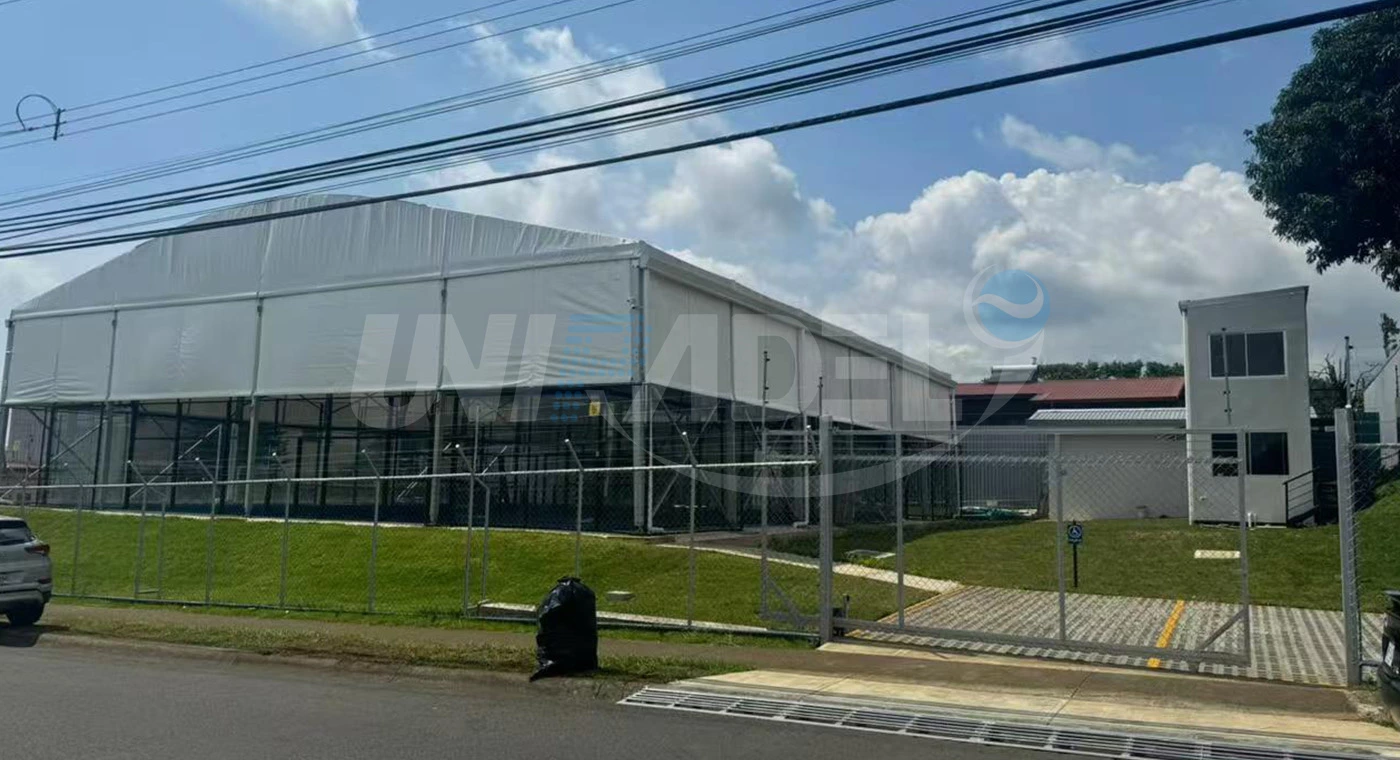 Padel court installation in Heredia, Costa Rica