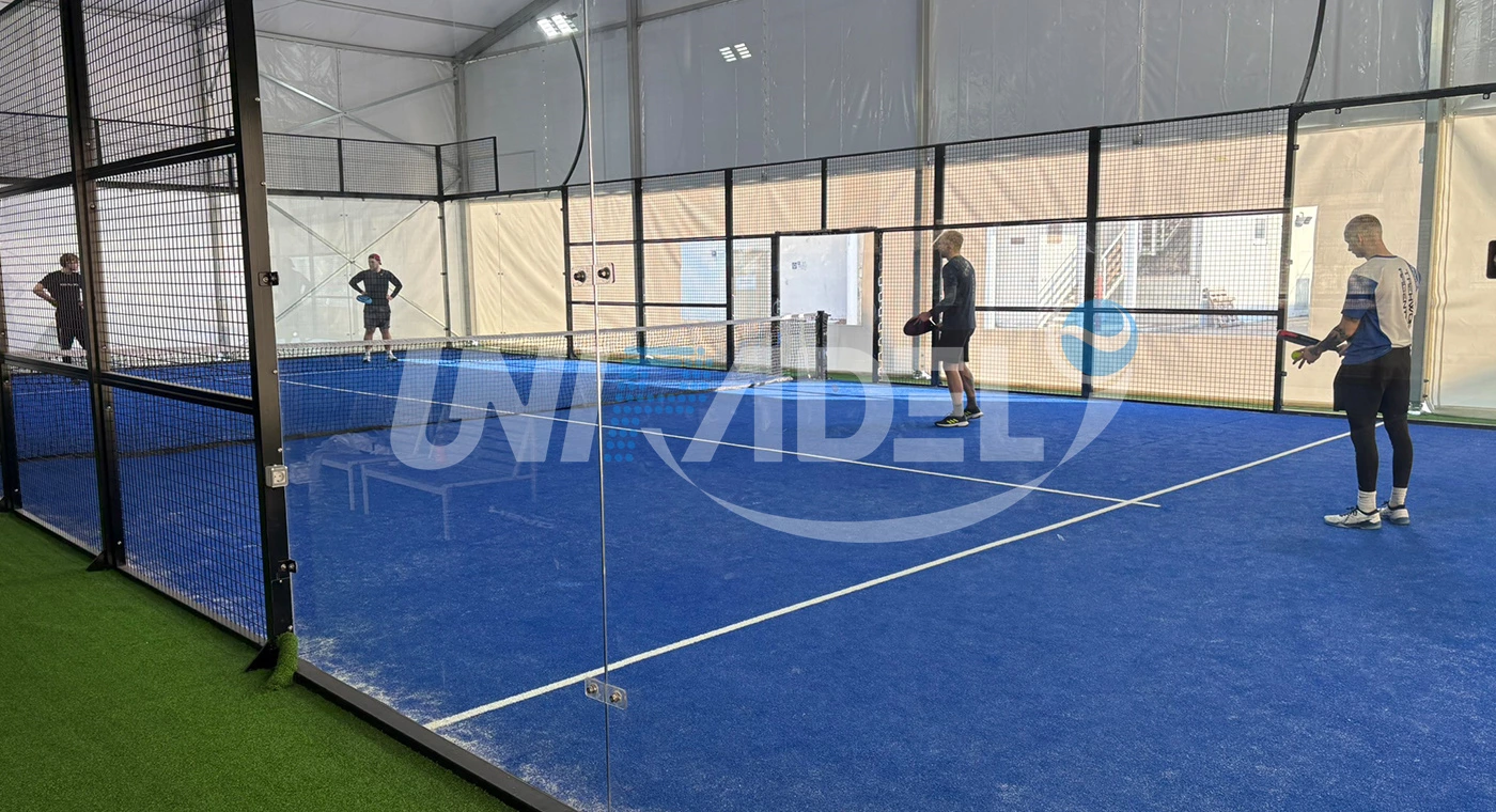 Padel Courts with Separated Roof in Europe