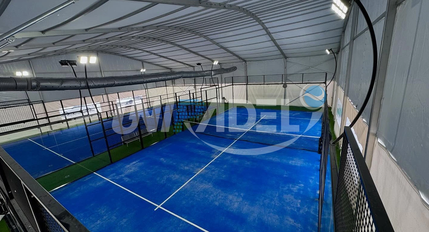 Padel Courts with Separated Roof in Europe