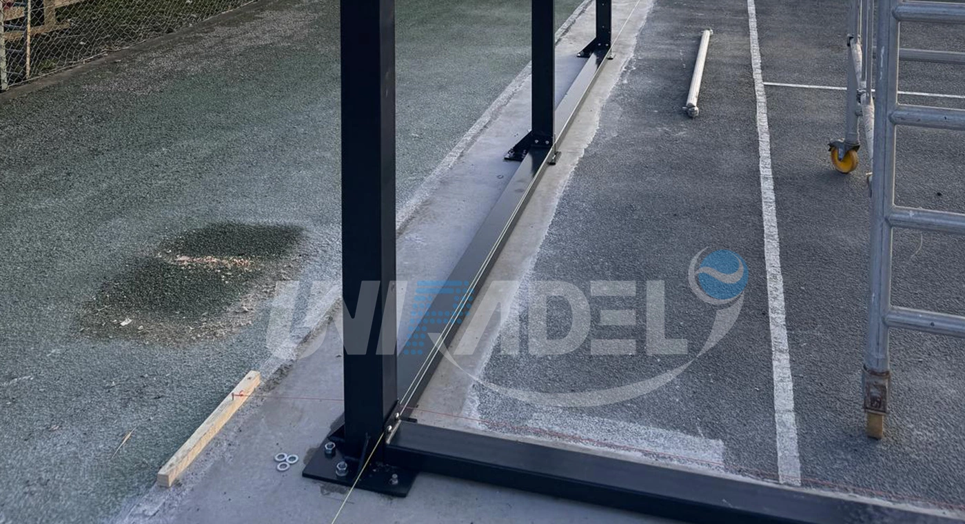 Padel Court in North Cornwall, UK