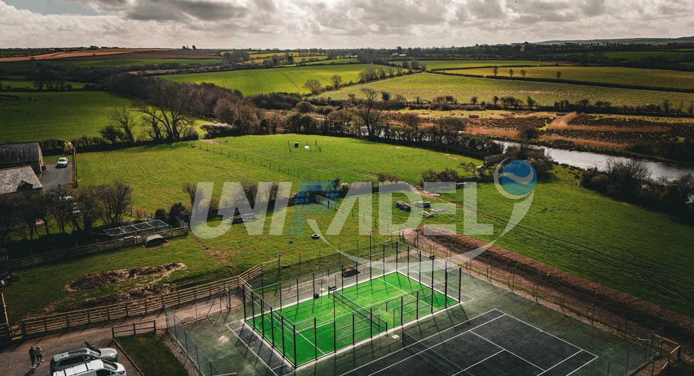 Padel Court in North Cornwall, UK