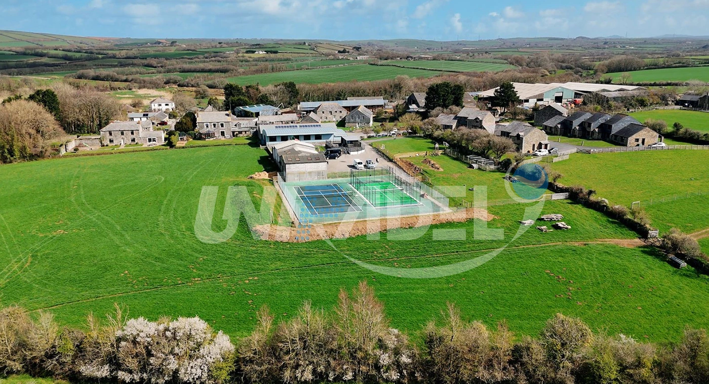 Padel Court in North Cornwall, UK