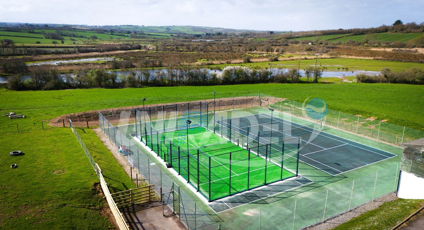 Padel Court in North Cornwall, UK