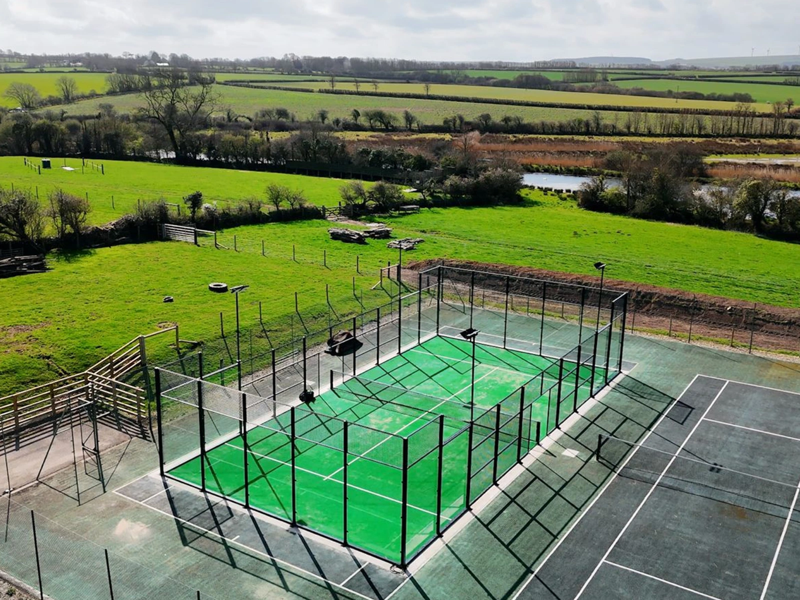 Padel Court in North Cornwall, UK
