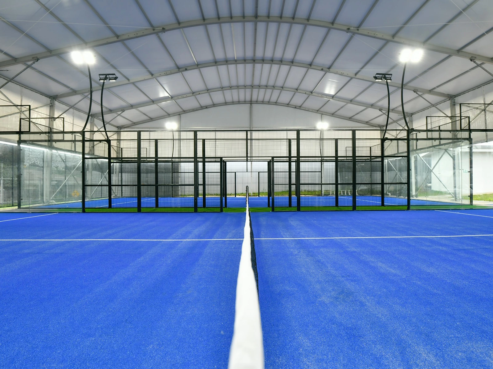 Padel court installation in Heredia, Costa Rica