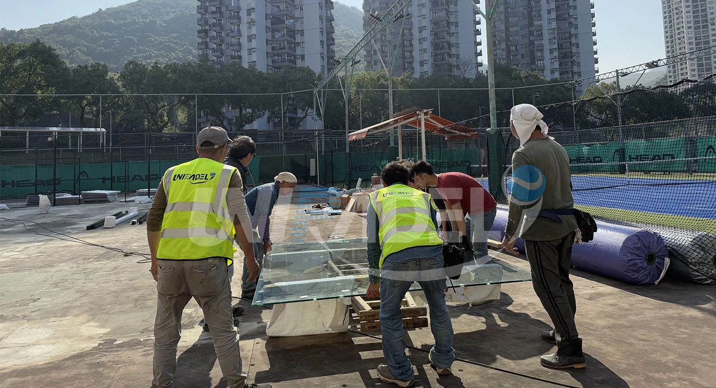 Padel Courts in Discovery Bay Recreation Club, HongKong