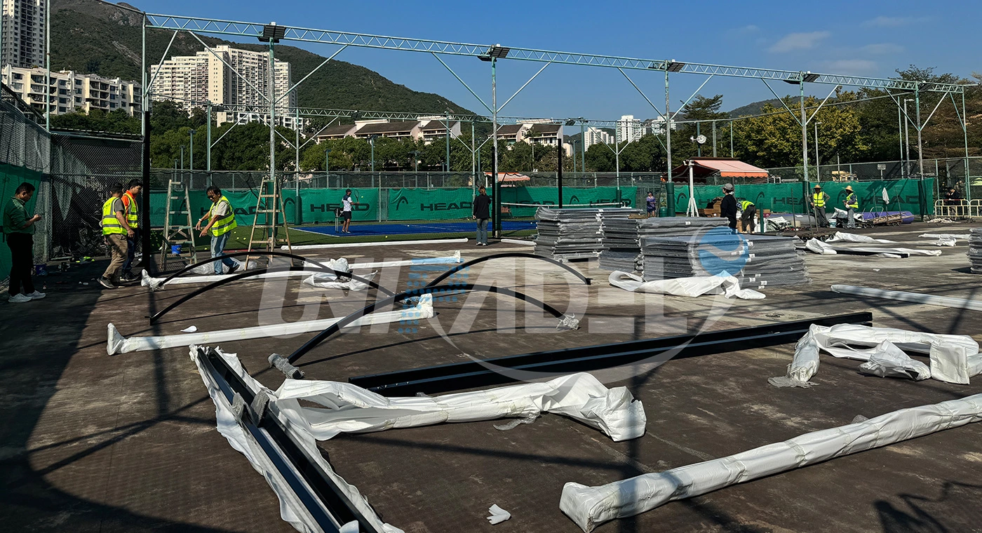 Padel Courts in Discovery Bay Recreation Club, HongKong