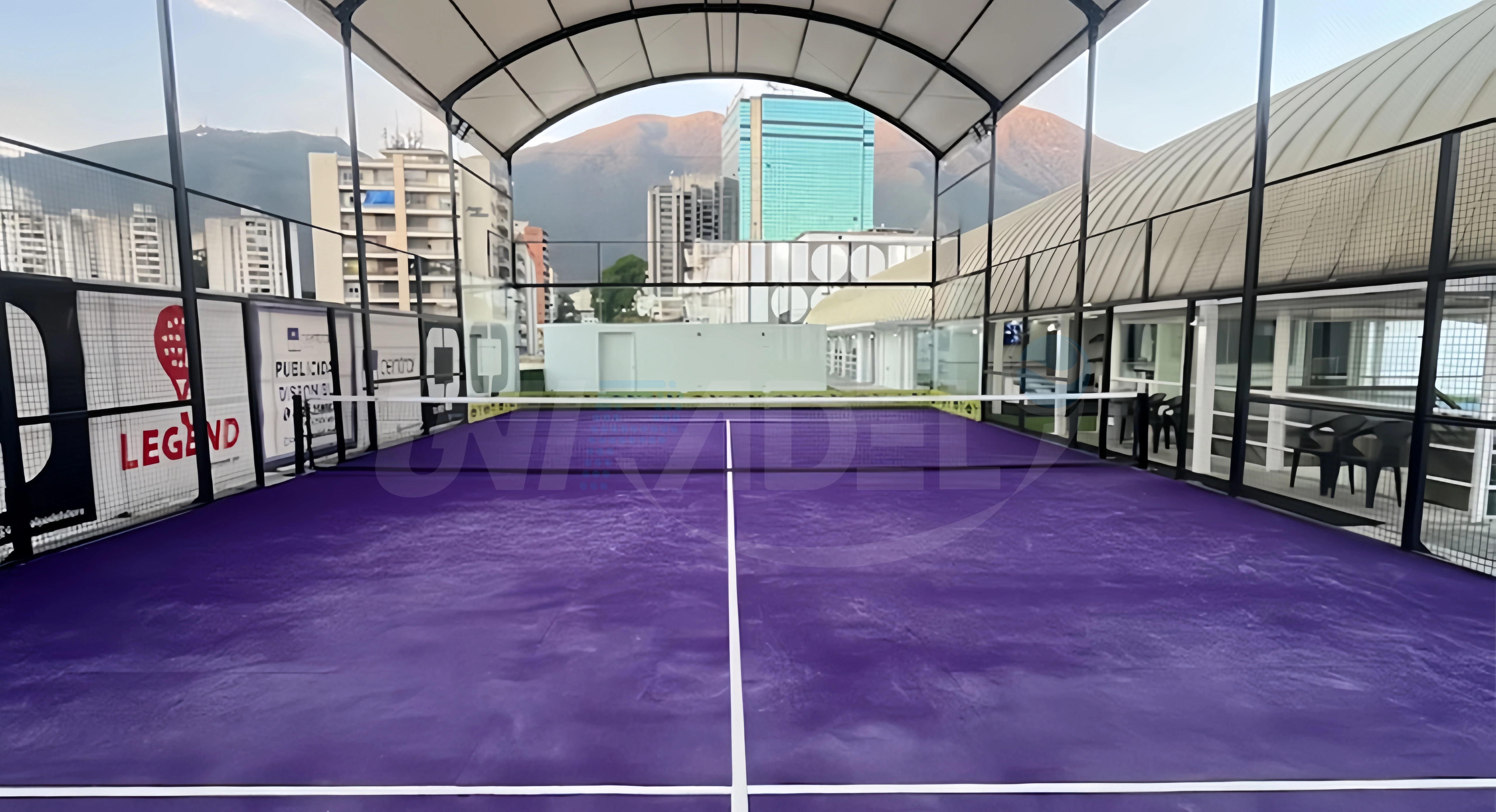 Padel Court with Roof in Miranda, Venezuela