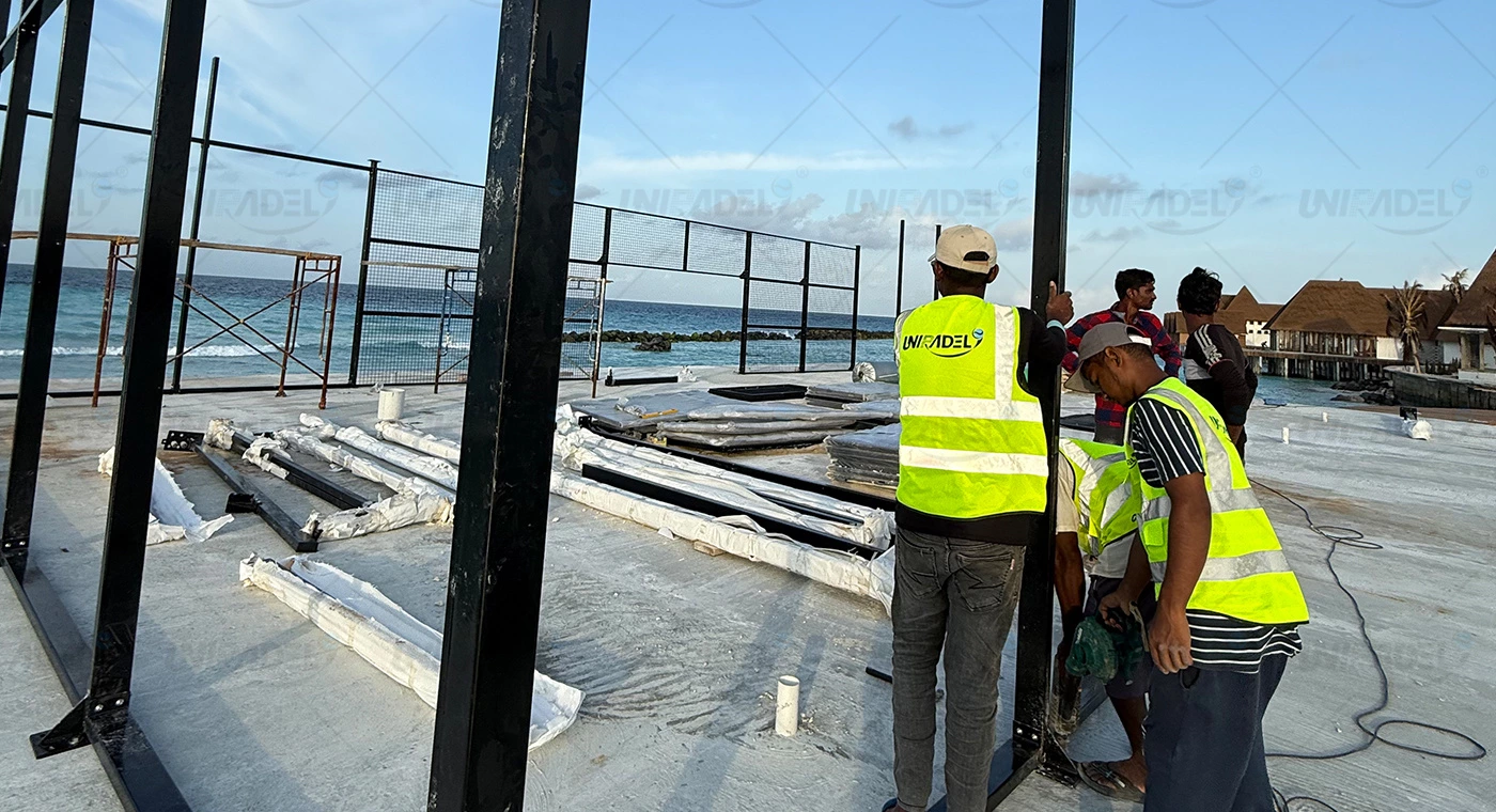 Padel Court in Meyyafushi Maldives