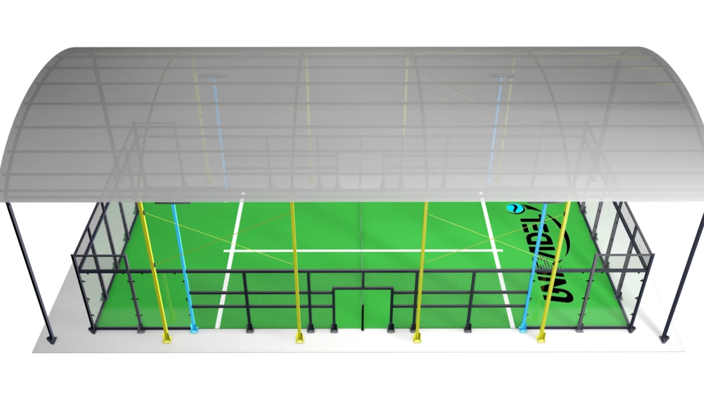 Classic Padel Court with Roof