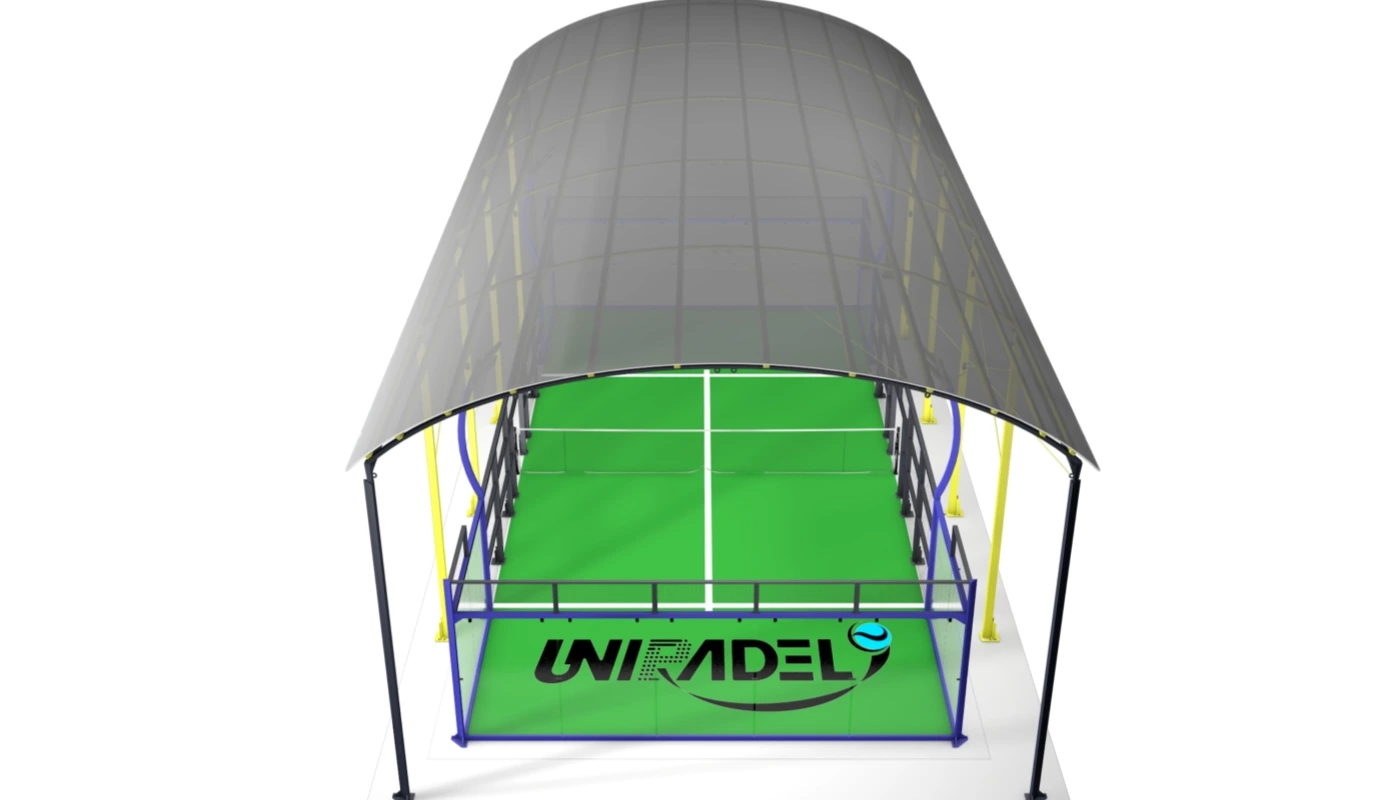 Panoramic Padel Court with Roof
