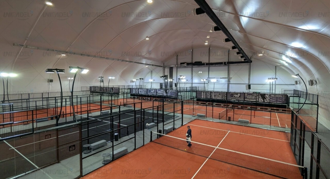 High-standard Indoor Padel Club in Moscow, Russia