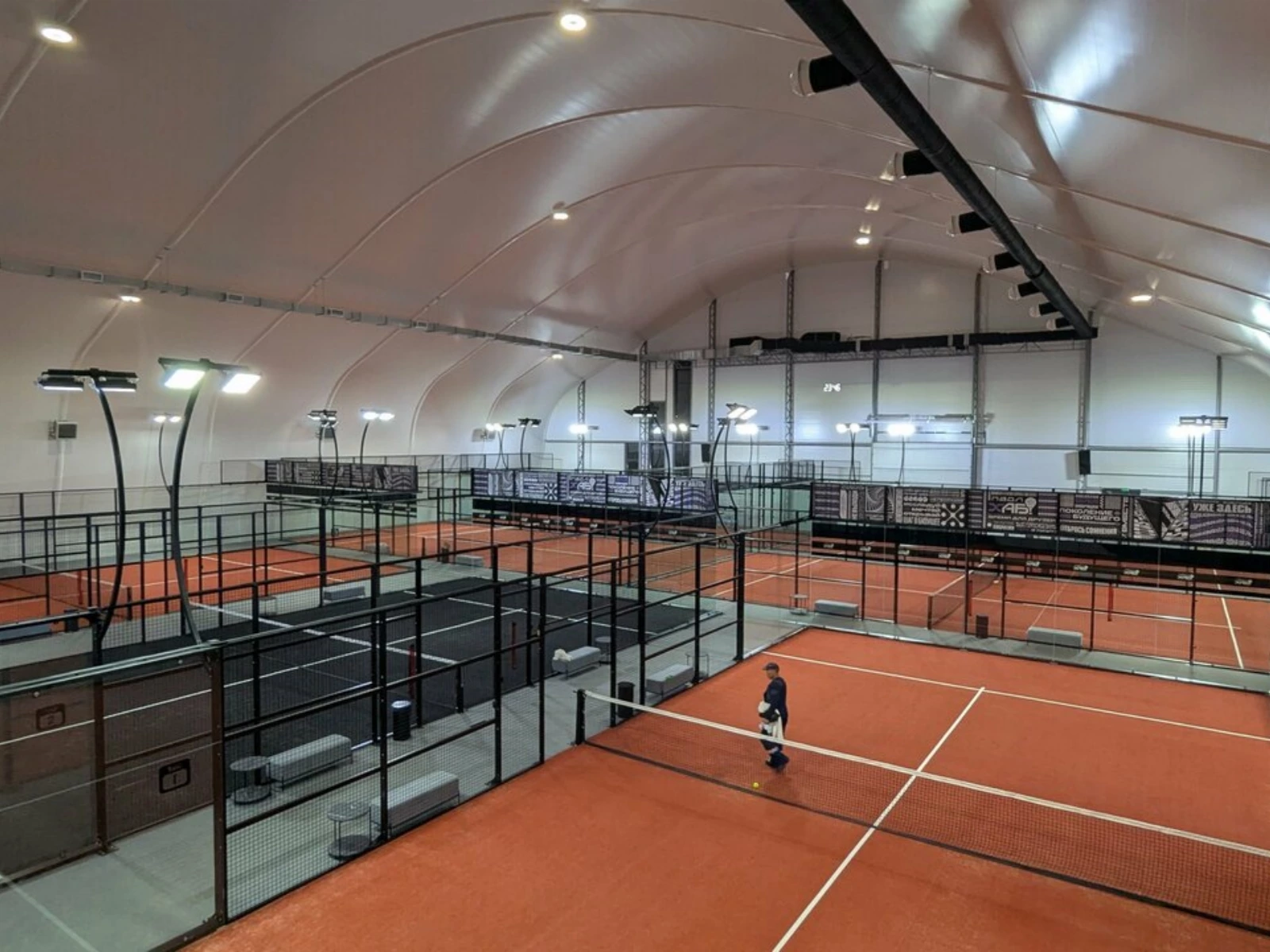 High-standard Indoor Padel Club in Moscow, Russia