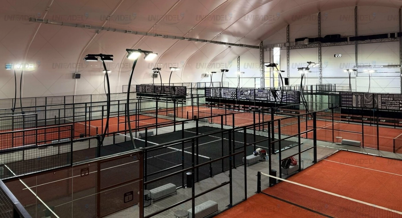 High-standard Indoor Padel Club in Moscow, Russia