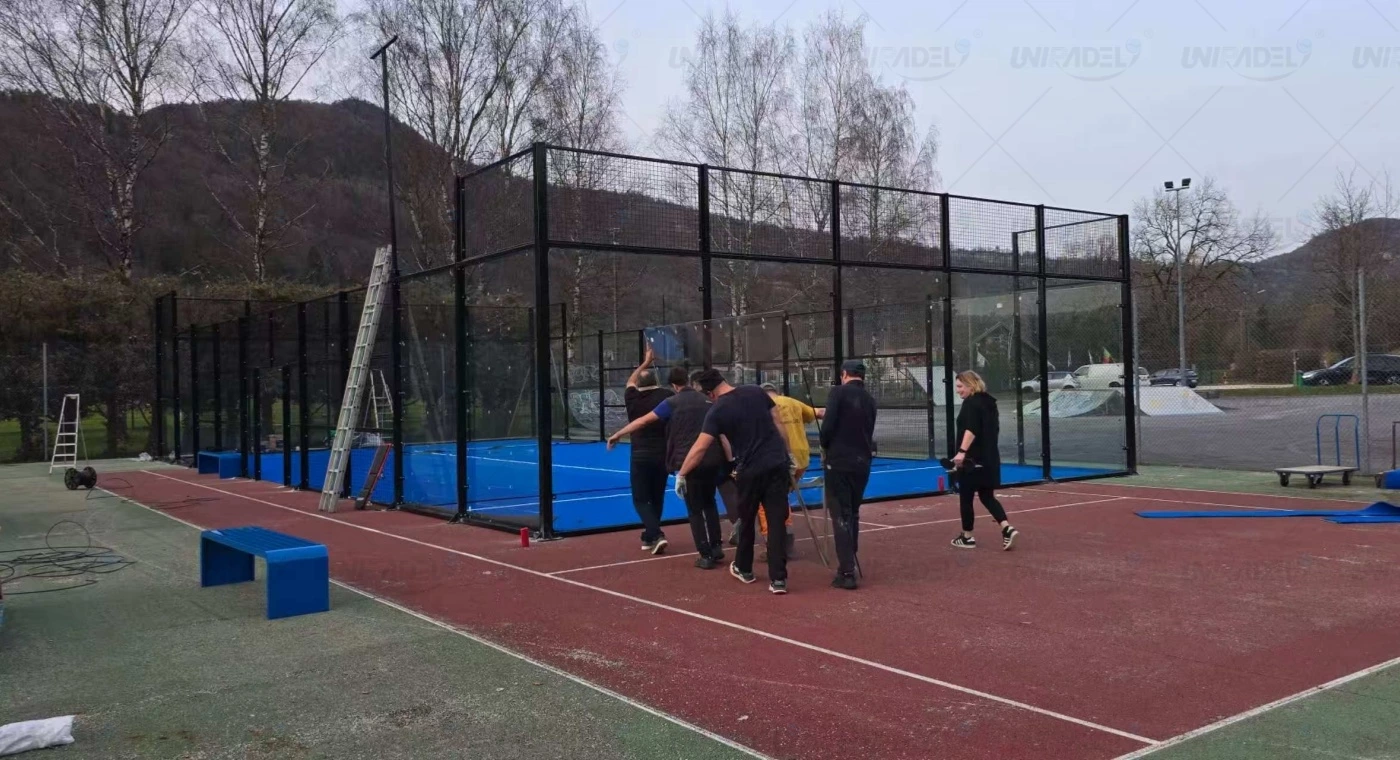 Outdoor Padel Club in France